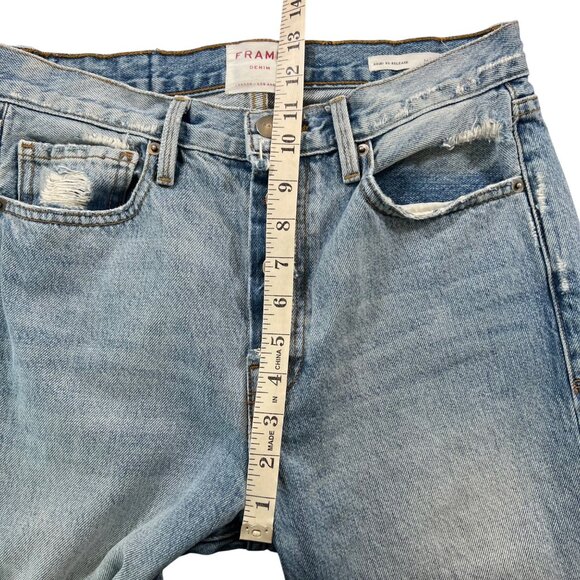 Frame Le Original High-Rise Skinny Rigid Re-Release Jeans in Watermark Size 27 - Picture 12 of 15